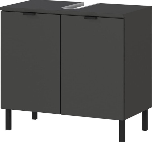 Antracitová skříňka pod umyvadlo 60x56 cm Arcena – Germania