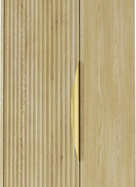 Hector Vysoká závěsná koupelnová skříňka Avila 38 cm dub Cremona Torro