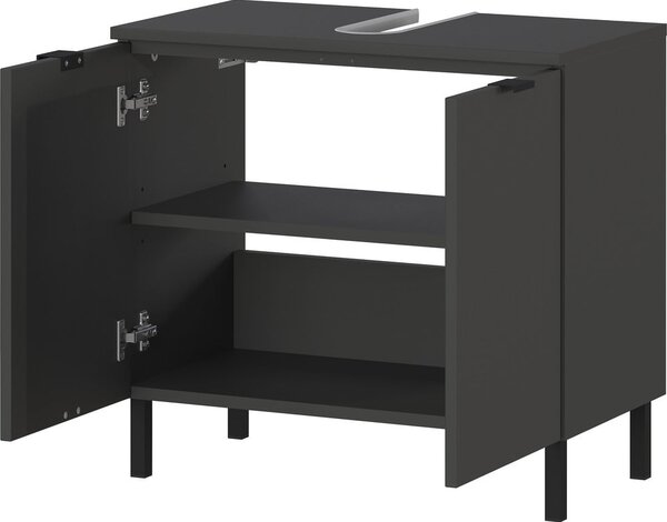 Antracitová skříňka pod umyvadlo 60x56 cm Arcena – Germania