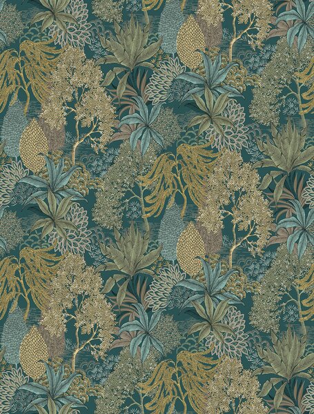 Vliesová obrazová tapeta na zeď, zelená, listy, FW4003-1, Feature Walls, Decoprint
