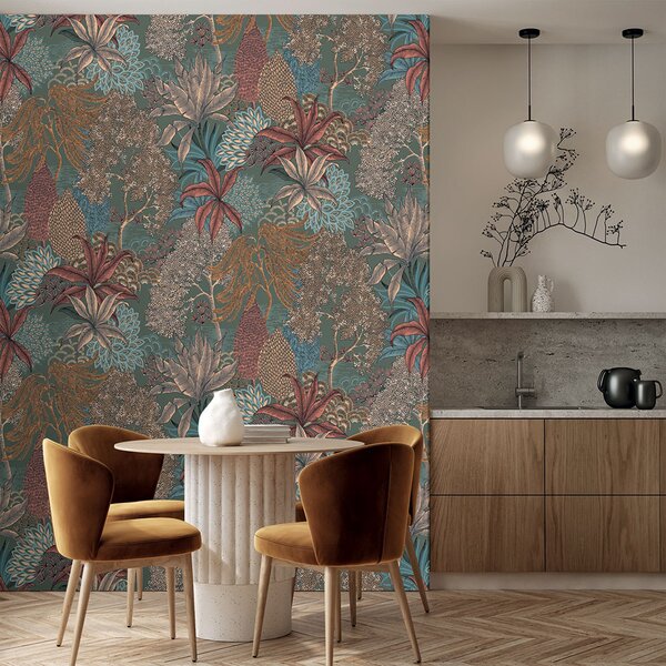 Vliesová obrazová tapeta na zeď, listy, FW4003-3, Feature Walls, Decoprint