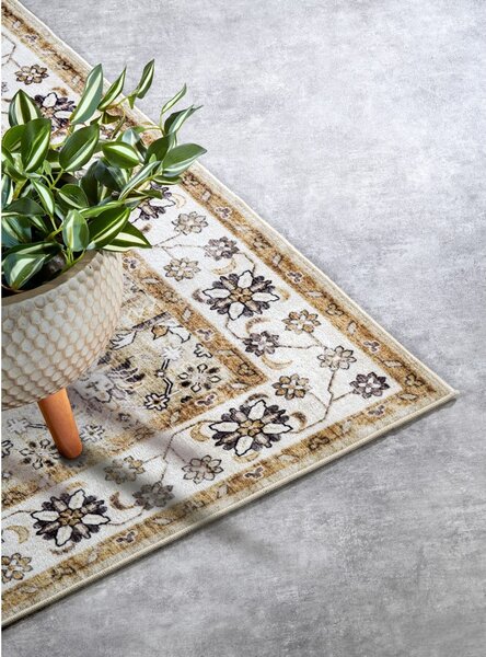 Béžový koberec 120x160 cm Saveh Cream Gold – Elle Decoration