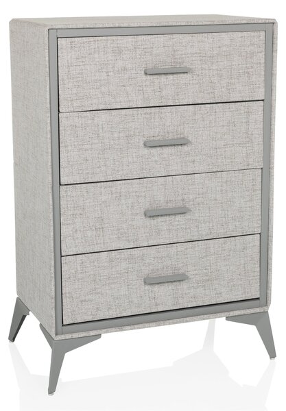 Hjh LIVING Komoda se 4 zásuvkami SKUFFY Sideboard Skříň 90,0 x 60,0 x 35,5 cm