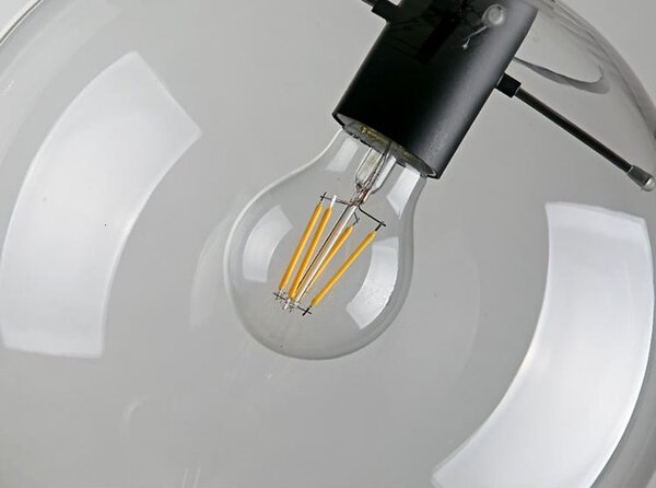 TooLight Stropní svítidlo Lassi Black transparentní