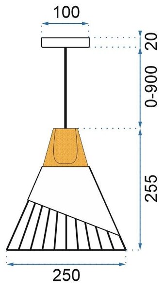 Stropní svítidlo TooLight Scandinavia černá