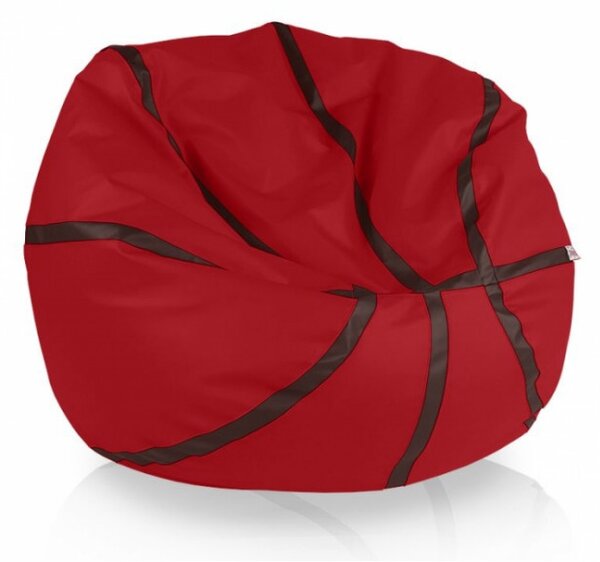 Sedací vak Basketbal červený