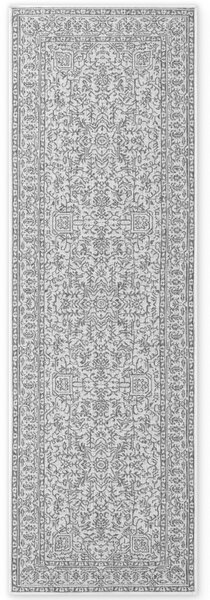NORTHRUGS, Běhoun Duet Kona 106249 White/Gray - na ven i na doma, 80x250, šedá, chodba / předsíň