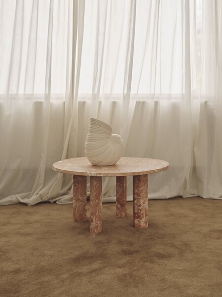 Kameninová váza Shell Pot Off White