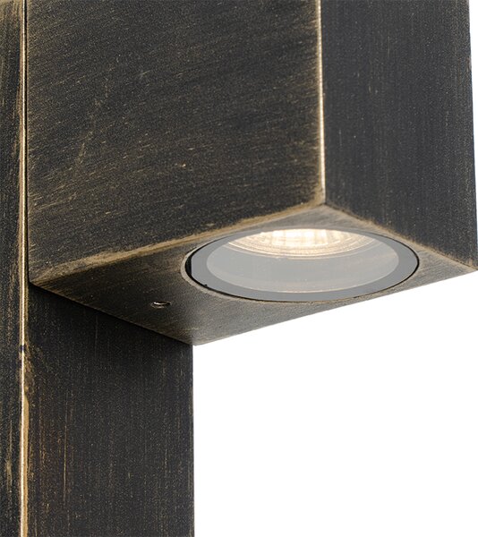 Průmyslová stojací venkovní lampa starožitné zlato 35 cm IP44 - Baleno