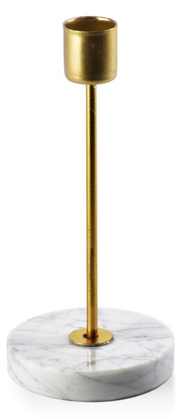 Mondex Svícen Cedric Marble 7,5 cm zlatý