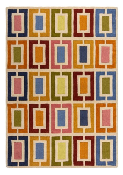 Ručně tkaný vlněný koberec 120x170 cm Retro Blocks – Flair Rugs