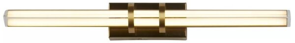 Searchlight 66412SB Nástěnné LED svítidlo PARMA ZLATÉ 47cm IP44