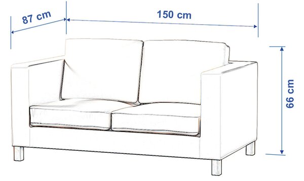 Potah na pohovku IKEA Karlanda 2-místná, krátký