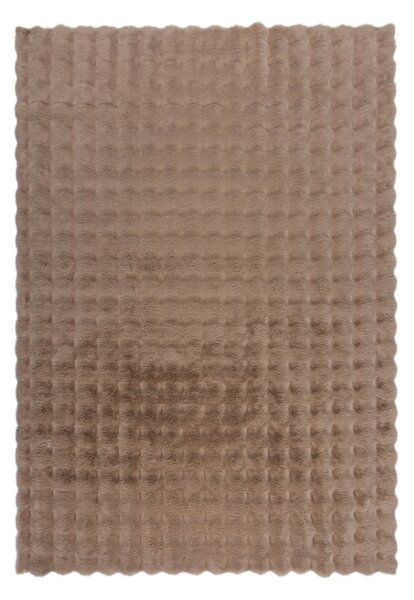Hnědá syntetická kožešina 160x230 cm Waffle Faux Fur – Flair Rugs