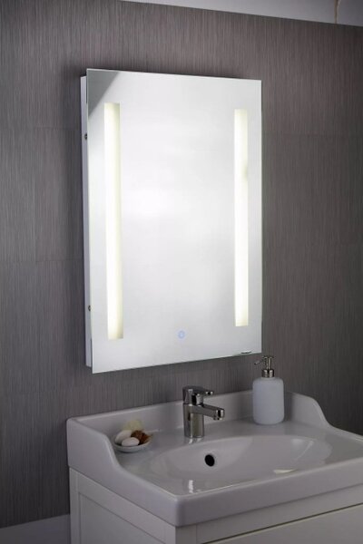 Searchlight 7450 Obdélníkové zrcadlo s LED osvětelním MIRROR IP44, dotykový spínač