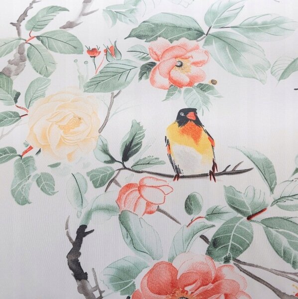 Povlečení z mikrovlákna ORANGE FLOWERS bílé Rozměr povlečení: 2 ks 70 x 80 cm | 160 x 200 cm