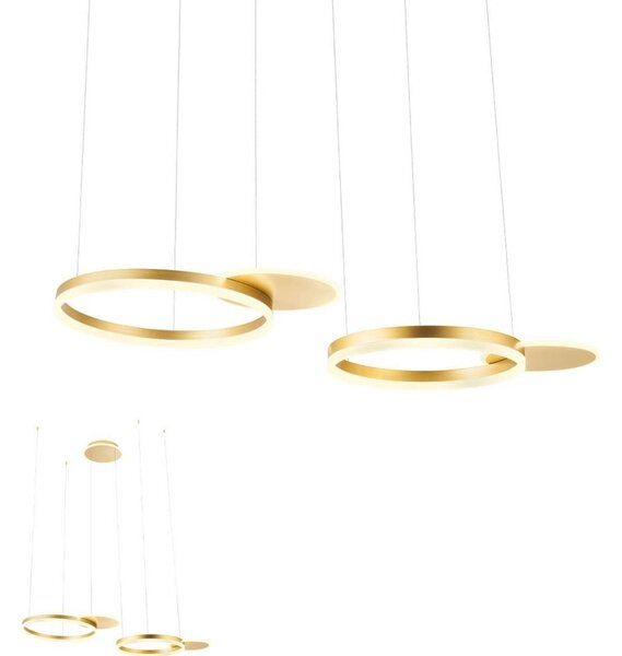 Redo 01-2606 - LED Stmívatelný lustr na lanku SIGUA LED/99W/230V 3000K zlatá