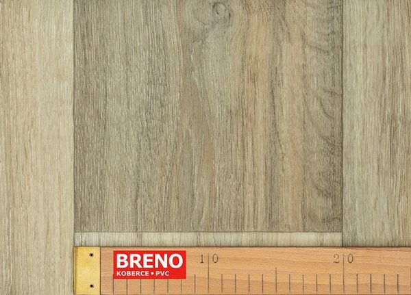 Breno PVC FEELINGS Lime Oak 329M – světlé dřevo, šíře 400 cm