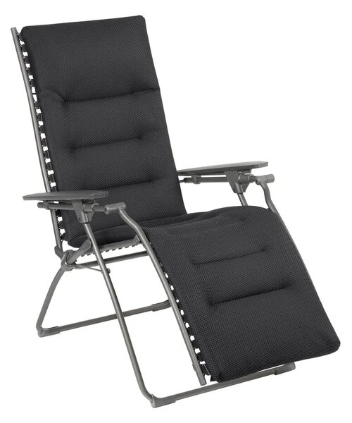 Zvýhodněná sada 2 Relaxační křeslo EVOLUTION BeComfort šedá Dark Grey + 2× držák nápojů ZDARMA