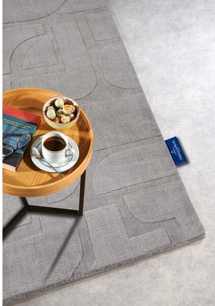 Šedý ručně tkaný vlněný koberec 80x150 cm Alexis – Villeroy&Boch