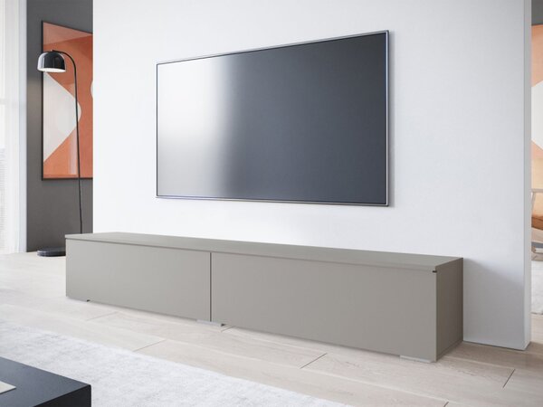 TV stolek Dlone 180, Barva: šedé palladium, Osvětlení: bez osvětlení 5903211454547