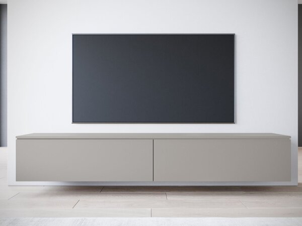 TV stolek Dlone 180, Barva: šedé palladium, Osvětlení: bez osvětlení 5903211454547