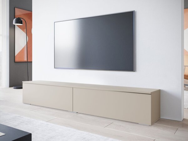 TV stolek Dlone 180, Barva: kašmírová béžová, Osvětlení: bez osvětlení 5903211454561