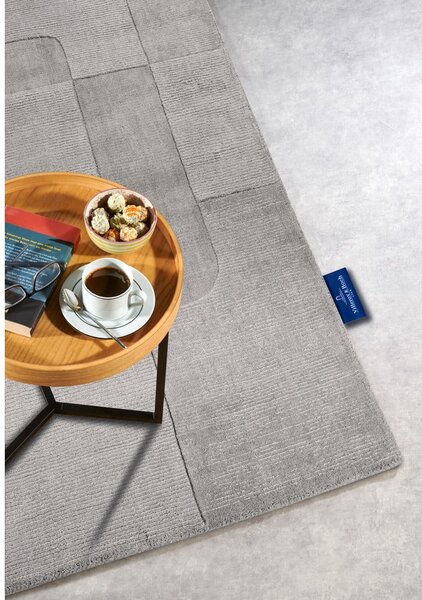 Šedý ručně tkaný vlněný koberec 160x230 cm Charlotte – Villeroy&Boch