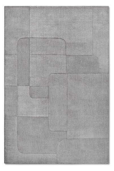 Šedý ručně tkaný vlněný koberec 160x230 cm Charlotte – Villeroy&Boch