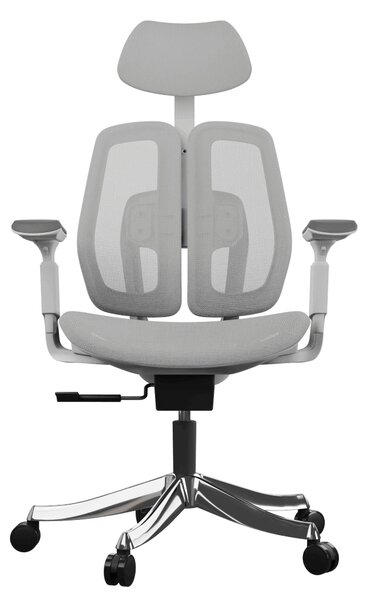 Ergonomická kancelářská židle Liftor Active, světle šedá (síťovina)