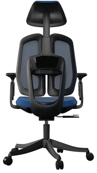 Ergonomická kancelářská židle Liftor Active, modrá (textil + síťovina)