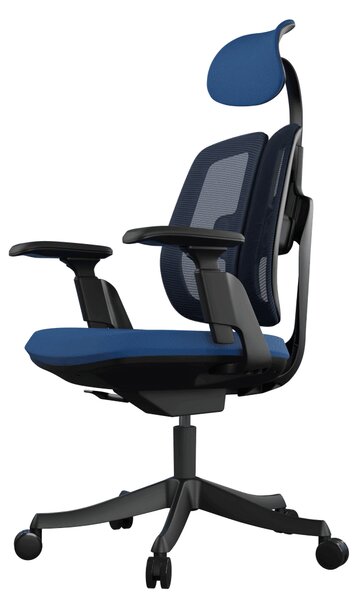 Ergonomická kancelářská židle Liftor Active, modrá (textil + síťovina)