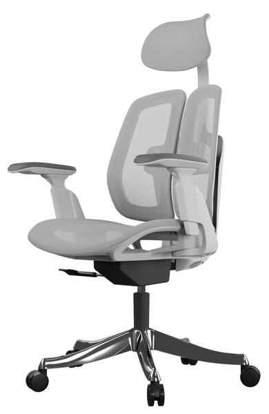 Ergonomická kancelářská židle Liftor Active, světle šedá (síťovina)