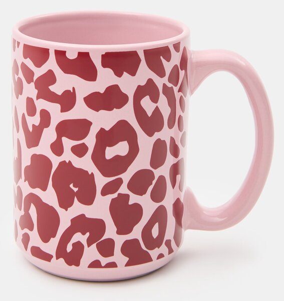 Sinsay - Keramický hrnek s leopardím vzorem - vícebarevná