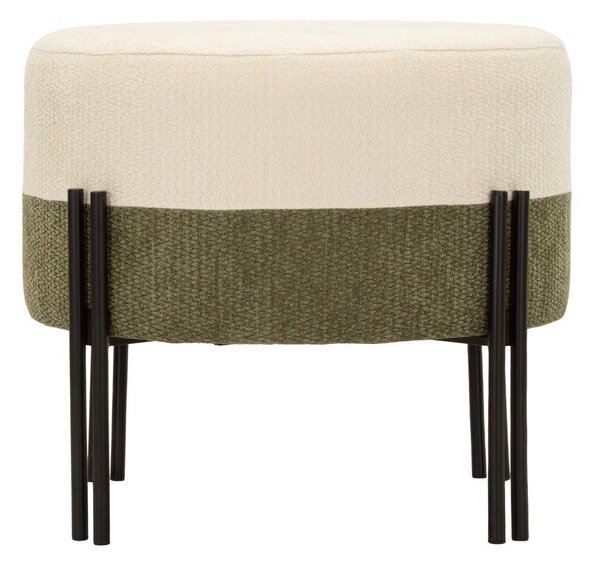Khaki/krémový taburet Modern Style – Mauro Ferretti