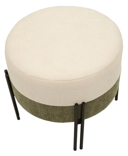Khaki/krémový taburet Modern Style – Mauro Ferretti