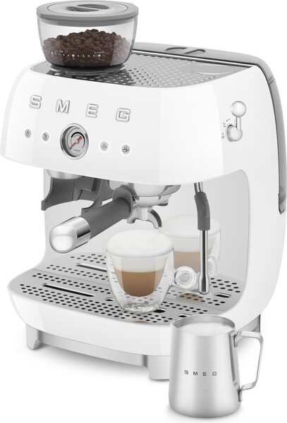 Smeg EGF03CREU Pákový espresso kávovar 50's Style krémový