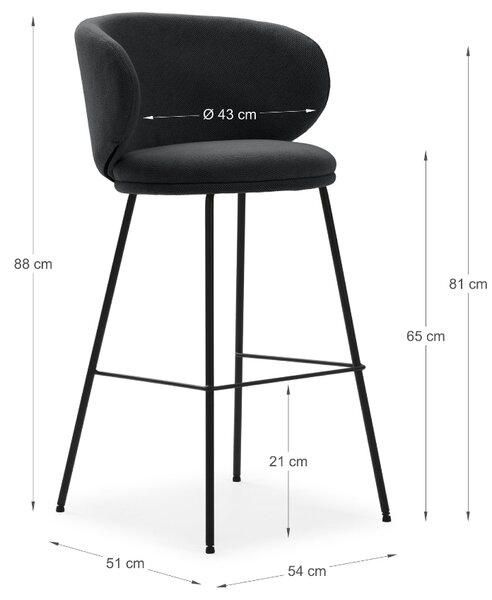Marckeric Barová židle Rush 65 cm