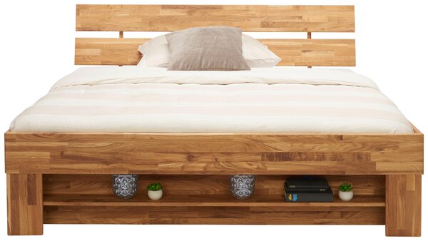 POSTEL, 180/200 cm, divoký dub Carryhome - Manželské postele
