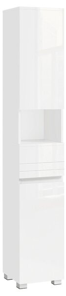 VYSOKÁ SKŘÍŇ, bílá, bílá, 30/170/30 cm MID.YOU - Koupelnové série, Online Only