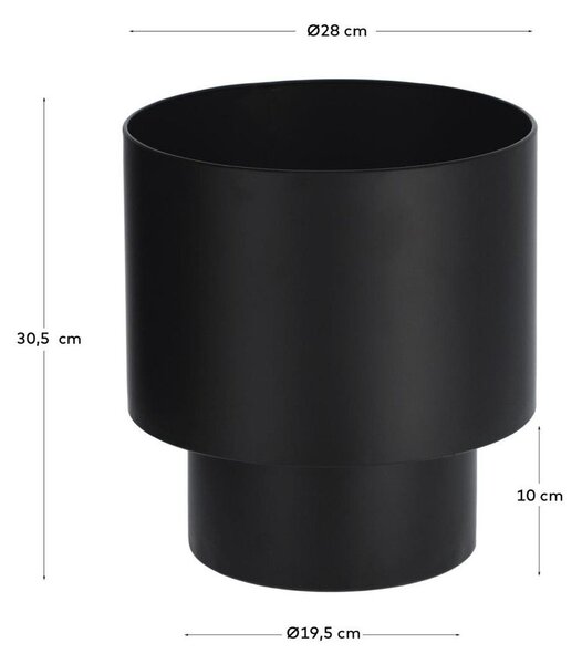 Kovový obal na květináč ø 28 cm Mash – Kave Home