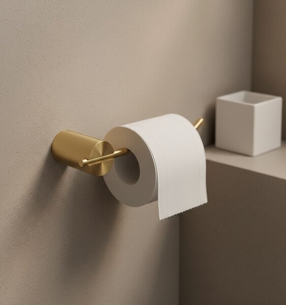 Držák na toaletní papír Tomi 5809 Brush Gold