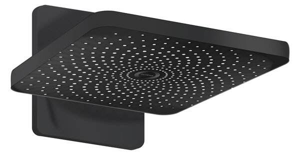 Oltens Vann hlavová sprcha 26x26 cm čtvercový černá mat 37008300