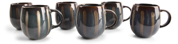 Modrý kameninový hrnek 430 ml Muggies – Salt&Pepper