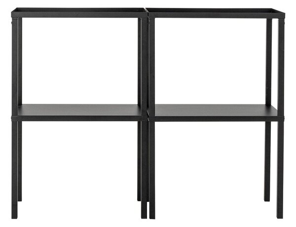 Černý kovový regál 59x90x38 cm Loups – Bloomingville