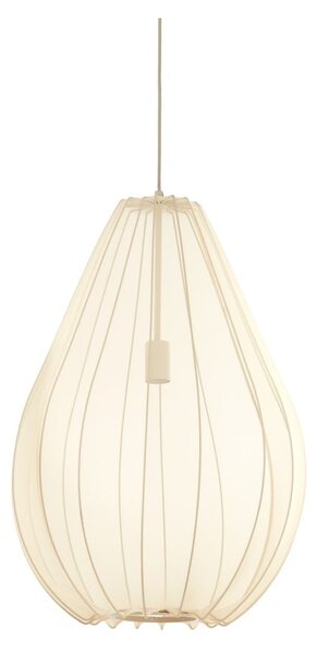 Béžové závěsné svítidlo s textilním stínidlem ø 50 cm Itela – Light & Living