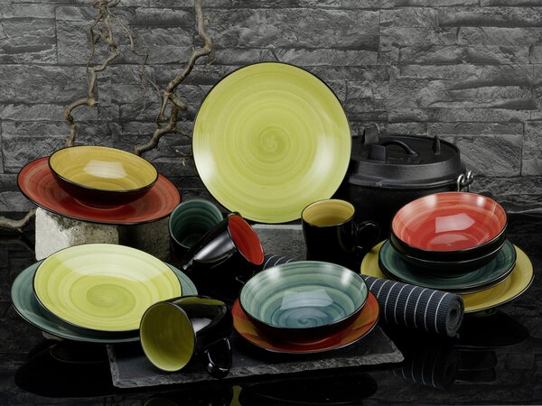KOMBINOVANÁ SOUPRAVA, 16dílné, kamenina Creatable - Online Only nádobí, Online Only