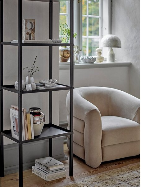 Černý kovový regál 59x90x38 cm Loups – Bloomingville