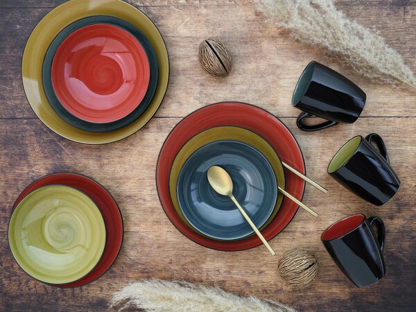 KOMBINOVANÁ SOUPRAVA, 16dílné, kamenina Creatable - Online Only nádobí, Online Only