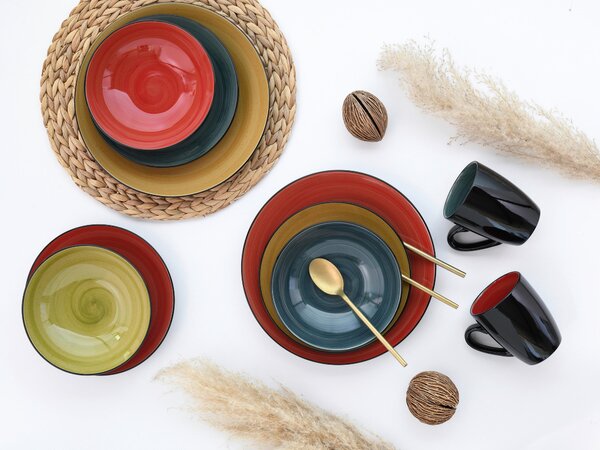 KOMBINOVANÁ SOUPRAVA, 16dílné, kamenina Creatable - Online Only nádobí, Online Only